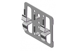 Кляммер рядовой нержавеющий